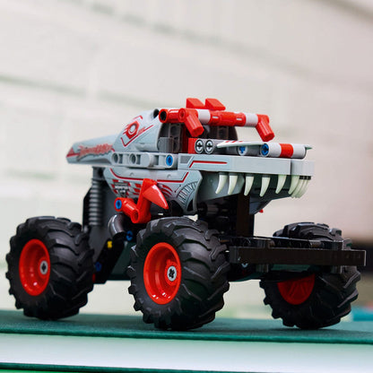 LEGO® Technic™ Monster Jam™ ThunderROARus™ Pull-Back - Xe Tải Quái Vật Kéo Lùi Khủng Long - LEGO 42200 - Góc nhìn khác 3