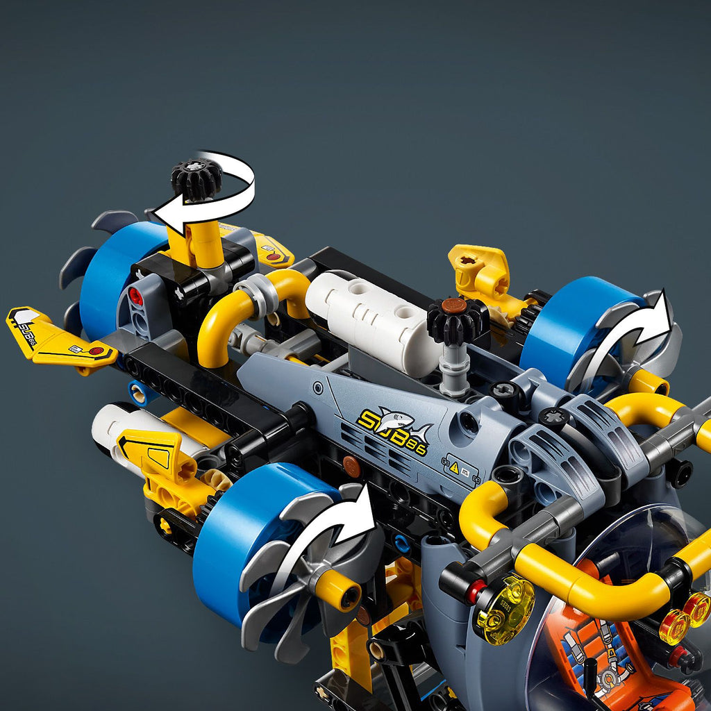 LEGO® Technic™ Deep-Sea Research Submarine - Tàu Ngầm Nghiên Cứu Biển Sâu - LEGO 42201 LEGO - ảnh 2 - Building Sets