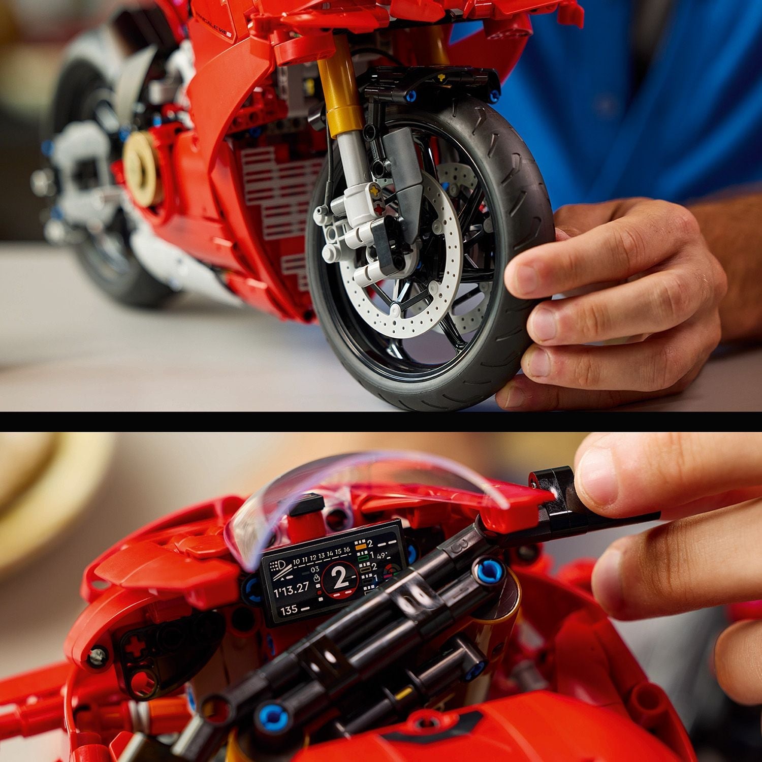 LEGO® Technic Ducati Panigale V4 S Motorcycle - Mô hình xe mô tô phân khối lớn - 42202 LEGO - ảnh 1 - LEGO Technic
