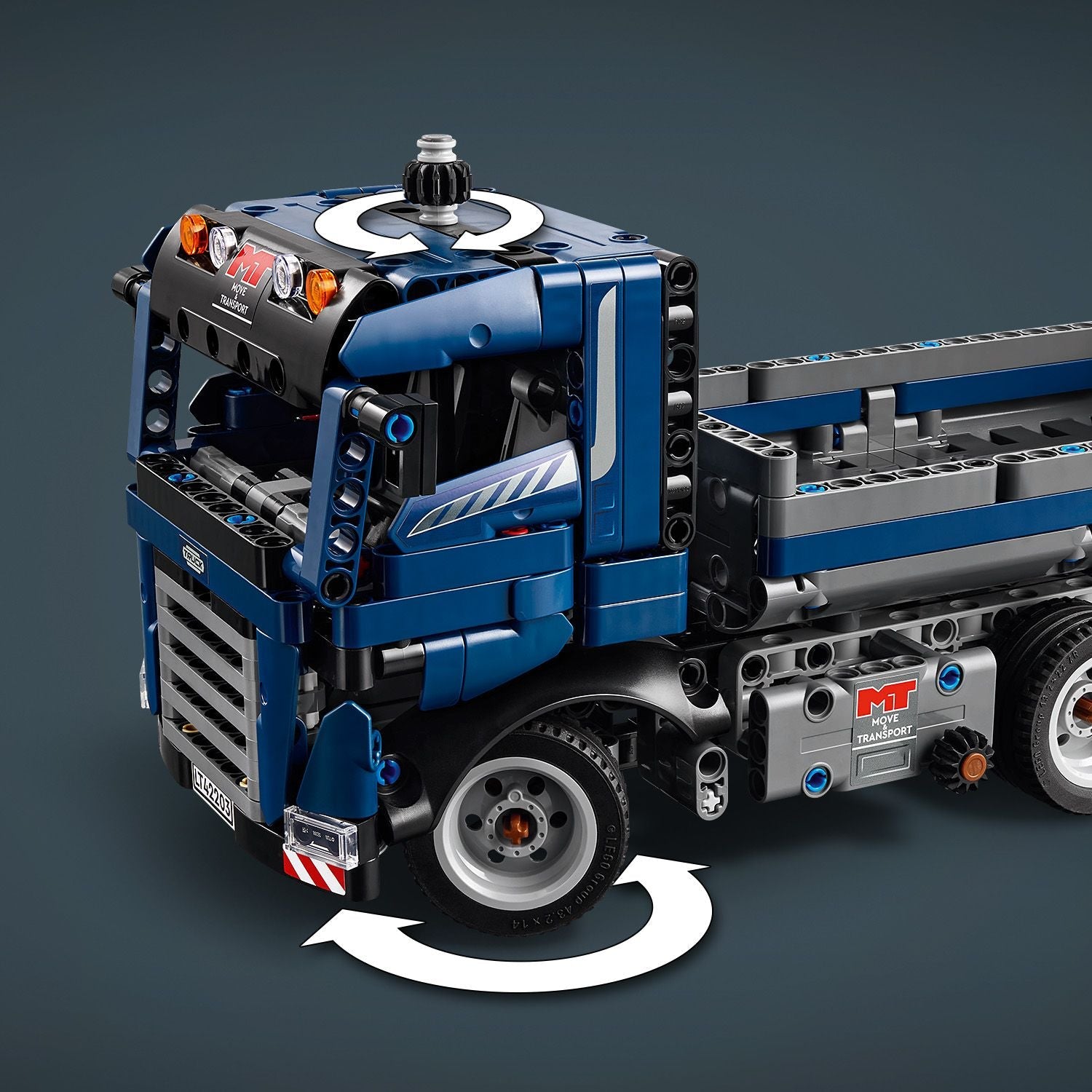LEGO® Technic™ Tipping Dump Truck - Đồ chơi lắp ráp Xe Ben Công Trường - LEGO 42203 - Hình ảnh bổ sung 6