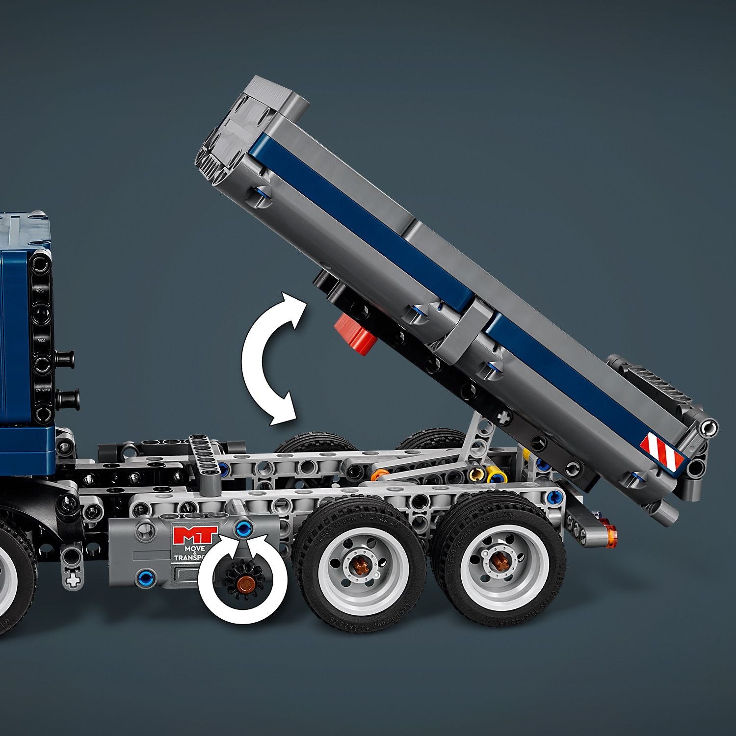 LEGO® Technic™ Tipping Dump Truck - Đồ chơi lắp ráp Xe Ben Công Trường - LEGO 42203 - Hình ảnh bổ sung 7