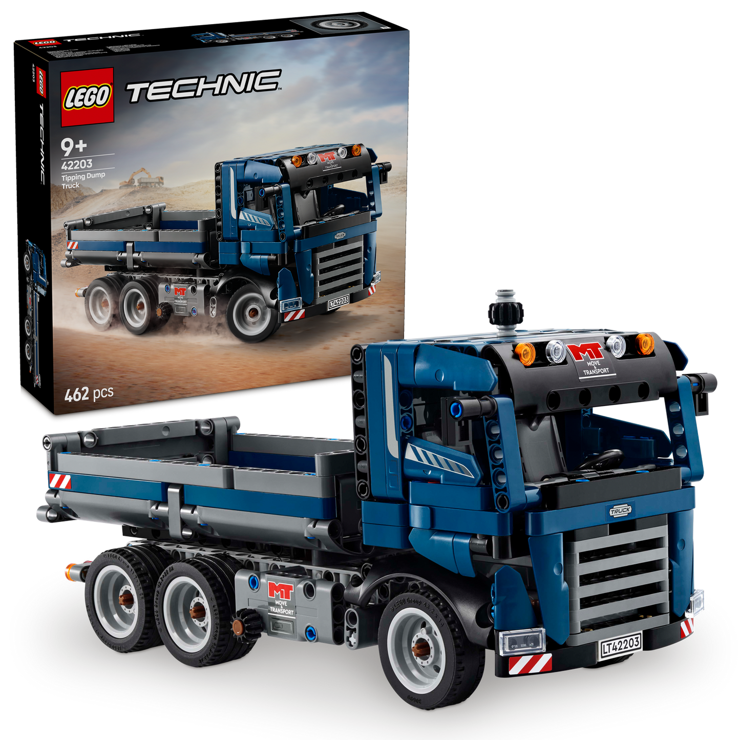 LEGO® Technic™ Tipping Dump Truck - Đồ chơi lắp ráp Xe Ben Công Trường - LEGO 42203 LEGO - ảnh 2 - Lego Technic