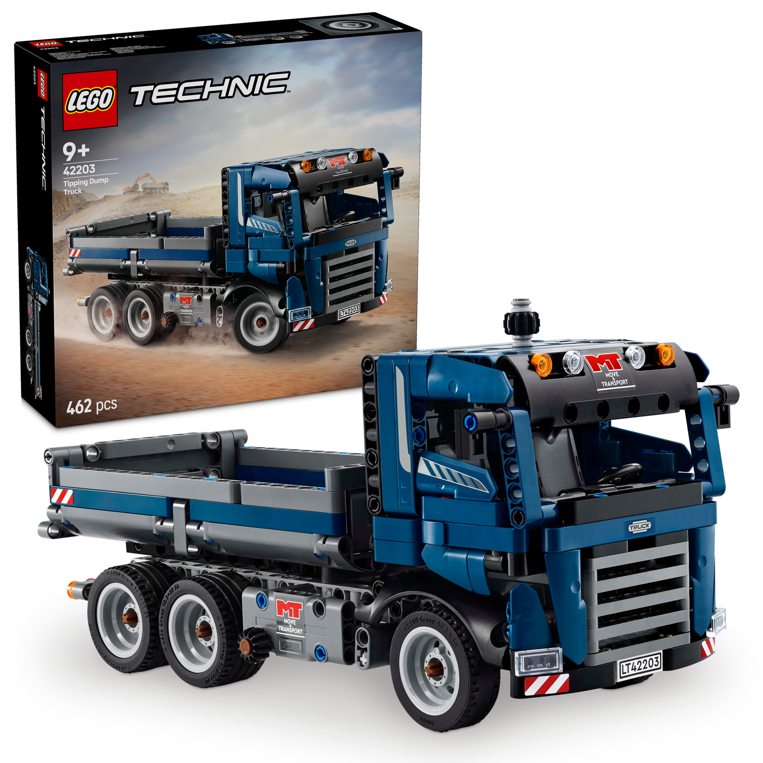 LEGO® Technic™ Tipping Dump Truck - Đồ chơi lắp ráp Xe Ben Công Trường - LEGO 42203 LEGO - ảnh 2 - Lego Technic