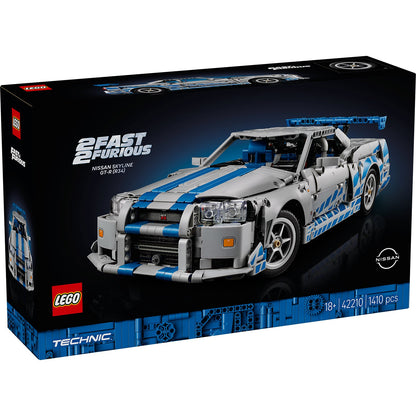LEGO® Technic 2 Fast 2 Furious Nissan Skyline GT-R (R34) Car - Bộ Mô Hình Xe Đua - LEGO 42210 - Hình ảnh sản phẩm