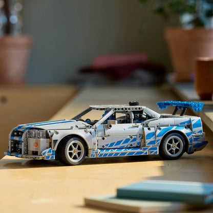 LEGO® Technic 2 Fast 2 Furious Nissan Skyline GT-R (R34) Car - Bộ Mô Hình Xe Đua - LEGO 42210 - Hình ảnh bổ sung 5