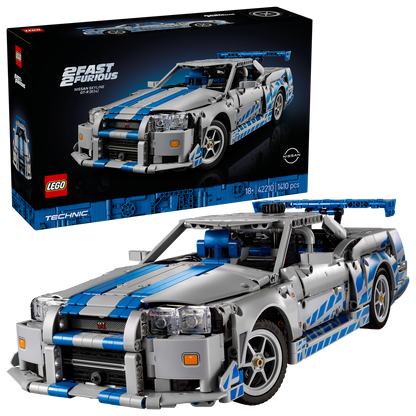 LEGO® Technic 2 Fast 2 Furious Nissan Skyline GT-R (R34) Car - Bộ Mô Hình Xe Đua - LEGO 42210 LEGO - ảnh 5 - LEGO Technic