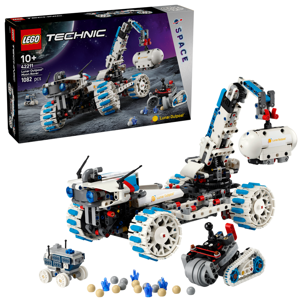 LEGO® Technic Lunar Outpost® Moon Rover Space Vehicle - Xe Tự Hành Thăm Dò Mặt Trăng LEGO 42211