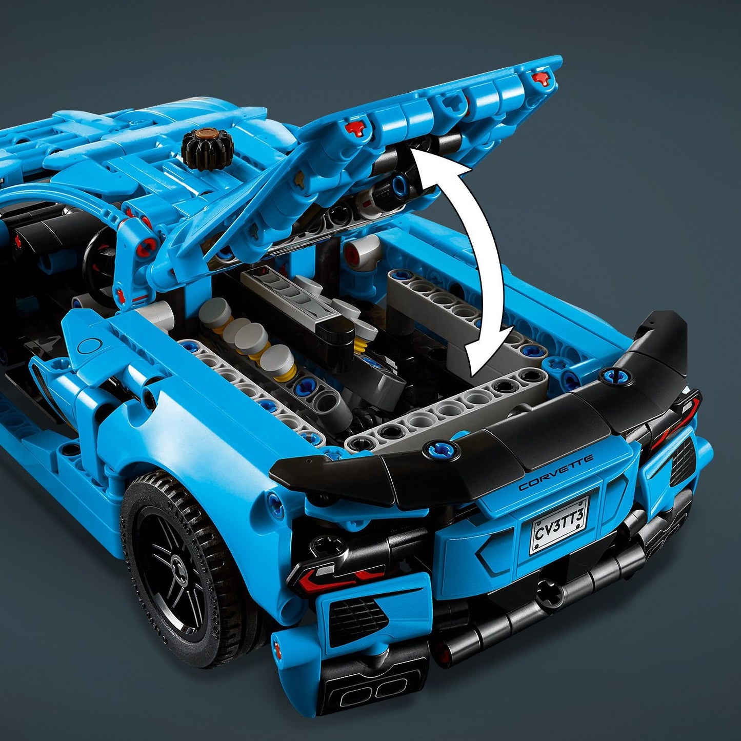 LEGO® Technic Chevrolet Corvette Stingray Blue - Mô hình Lắp ráp Xe hơi - LEGO 42217 LEGO - ảnh 2 - LEGO Technic
