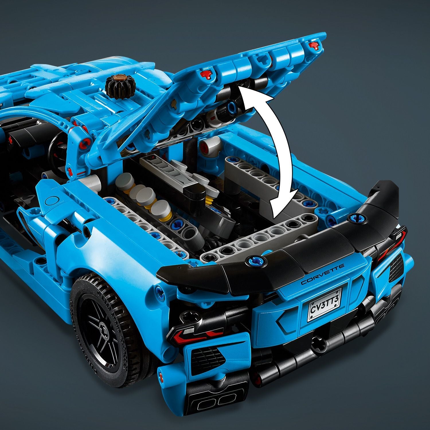 LEGO® Technic Chevrolet Corvette Stingray Blue - Mô hình Lắp ráp Xe hơi - LEGO 42217 LEGO - ảnh 2 - LEGO Technic