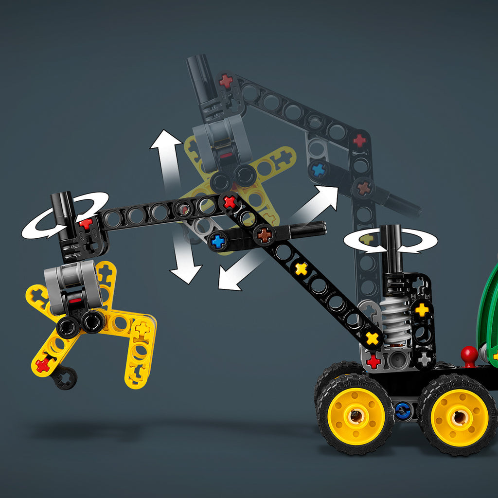 LEGO® Technic John Deere 1470H Wheeled Harvester (42218) Đồ Chơi Lắp Ráp Xe Thu Hoạch Gỗ - Hình ảnh bổ sung 6
