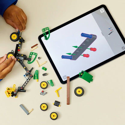 LEGO® Technic John Deere 1470H Wheeled Harvester (42218) Đồ Chơi Lắp Ráp Xe Thu Hoạch Gỗ - Hình ảnh bổ sung 4