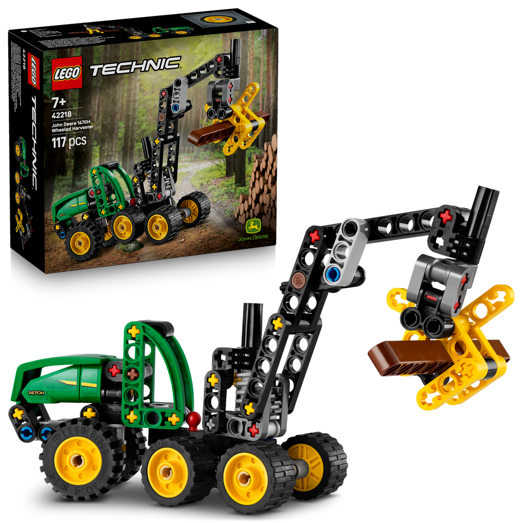 LEGO® Technic John Deere 1470H Wheeled Harvester (42218) Đồ Chơi Lắp Ráp Xe Thu Hoạch Gỗ - Hình ảnh bổ sung 9