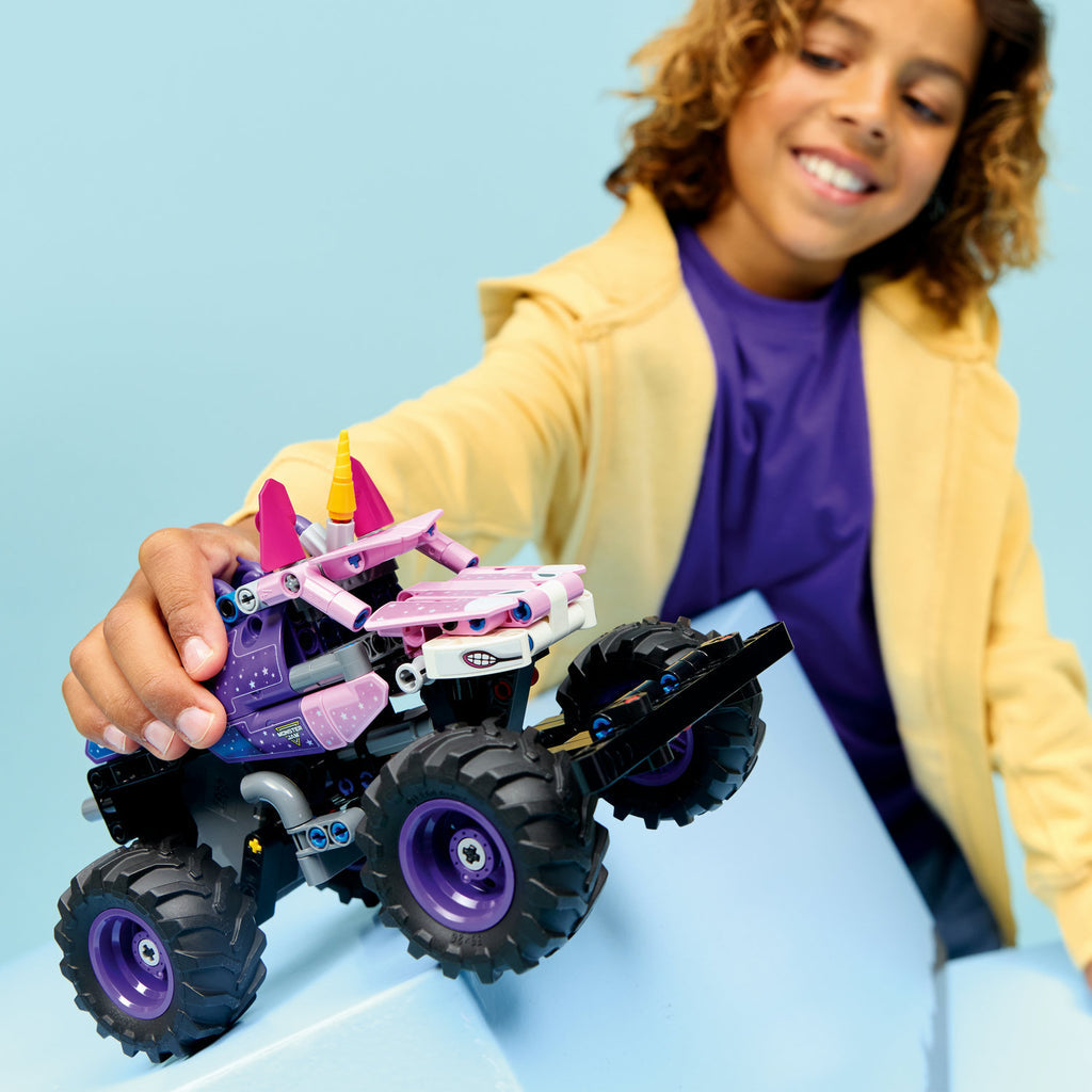 LEGO® Technic Monster Jam™ Sparkle Smash™ Pull-Back Đồ Chơi Lắp Ráp Xe Tải Kéo Lùi 42220 - Góc nhìn khác 3