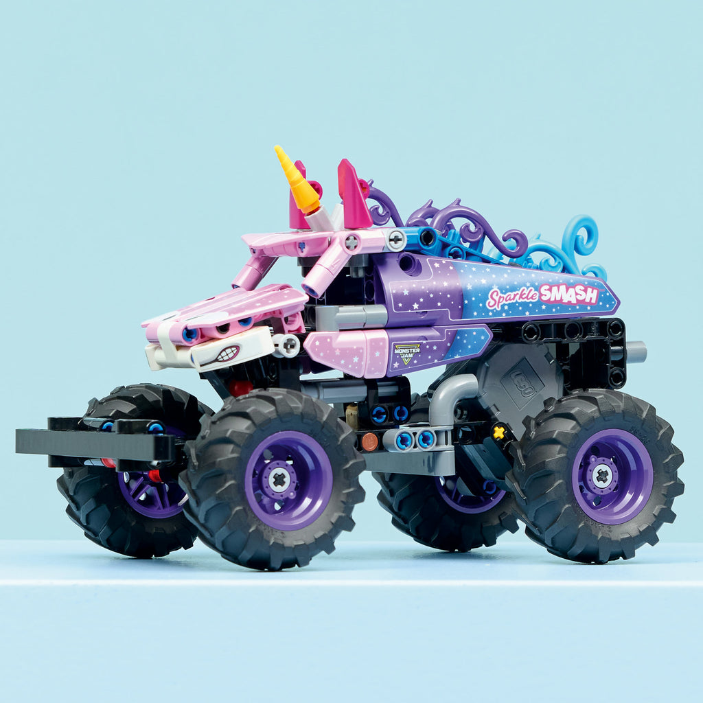 LEGO® Technic Monster Jam™ Sparkle Smash™ Pull-Back Đồ Chơi Lắp Ráp Xe Tải Kéo Lùi 42220 - Hình ảnh bổ sung 5