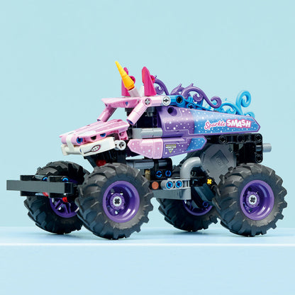 LEGO® Technic Monster Jam™ Sparkle Smash™ Pull-Back Đồ Chơi Lắp Ráp Xe Tải Kéo Lùi 42220 - Hình ảnh bổ sung 5