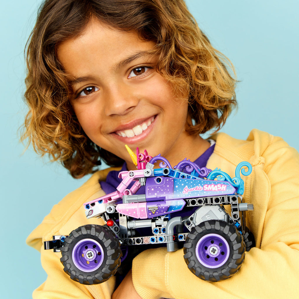 LEGO® Technic Monster Jam™ Sparkle Smash™ Pull-Back Đồ Chơi Lắp Ráp Xe Tải Kéo Lùi 42220 - Hình ảnh bổ sung 6