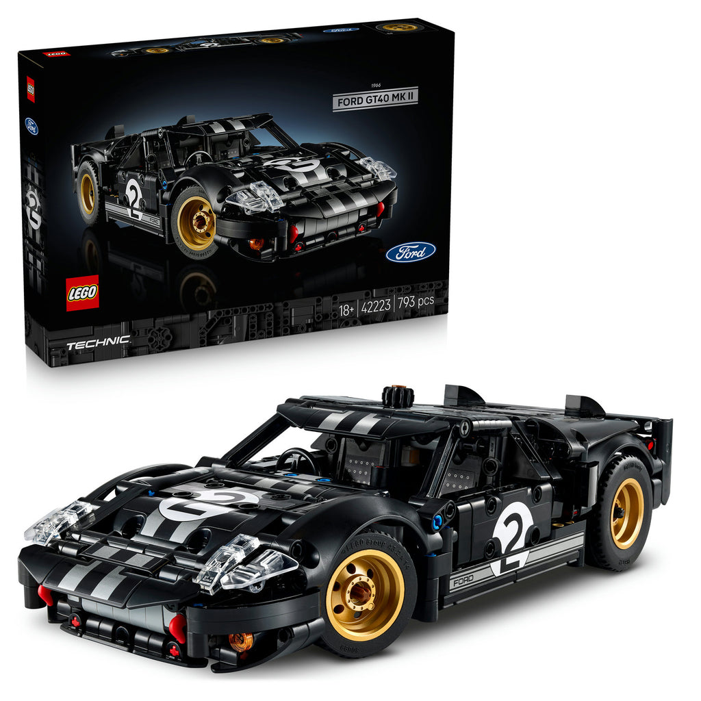LEGO® Technic™ 1966 Ford GT40 MKII Race Car - Mô Hình Xe Đua Cổ Điển LEGO 42223 LEGO - ảnh 2 - LEGO® Technic™