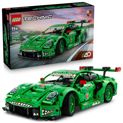 LEGO® Technic™ Porsche 911 GT3 R REXY AO Racing Car - Mô Hình Xe Đua Porsche 911 - LEGO 42224 - Hình ảnh bổ sung 9