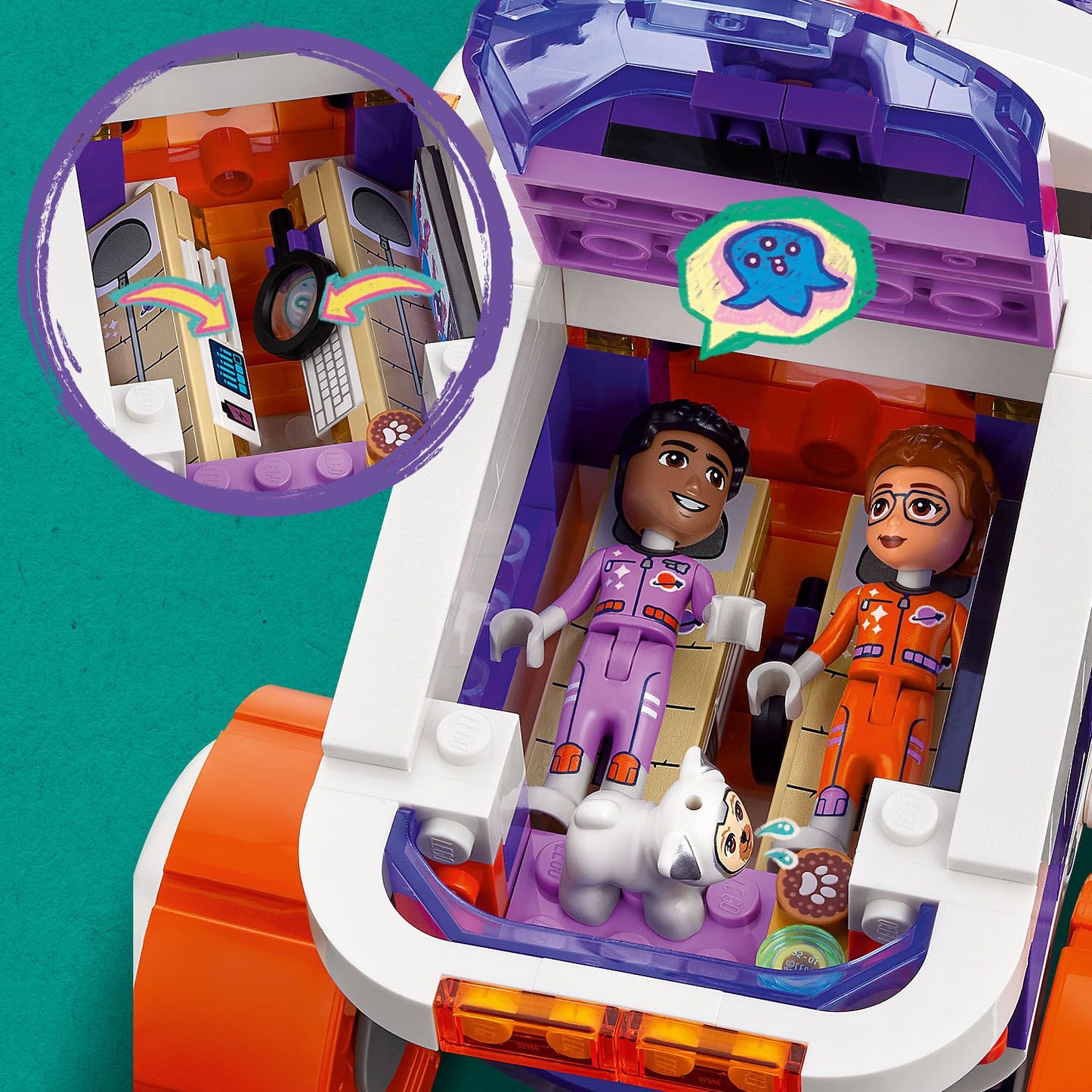 LEGO® Friends™ Space Research Rover - Xe Thám Hiểm Nghiên Cứu Không Gian (42602) - LEGO - Hình ảnh bổ sung 8