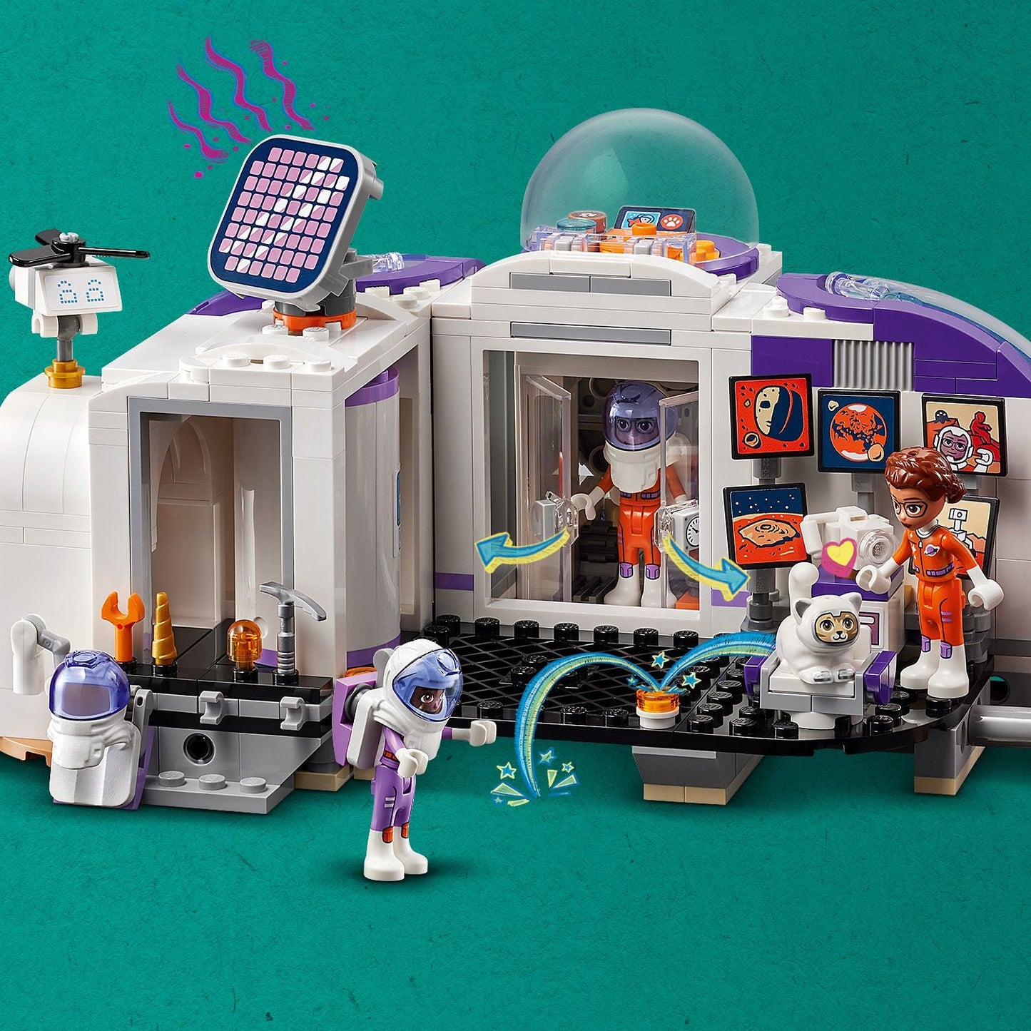 LEGO® Friends™ Mars Space Base and Rocket Căn Cứ Vũ Trụ Và Tên Lửa Sao Hỏa 42605 LEGO - ảnh 4 - LEGO Friends