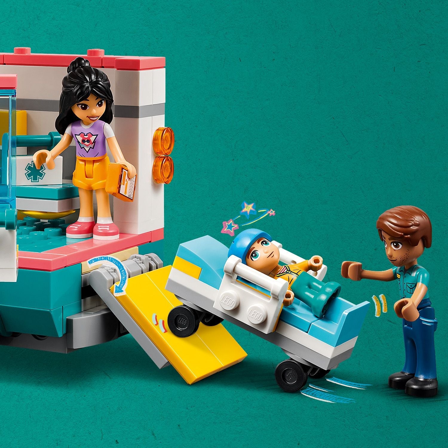 LEGO® Friends™ Heartlake City Hospital Ambulance - Đồ Chơi Lắp Ráp Xe Cứu Thương - LEGO 42613 - Hình ảnh bổ sung 6