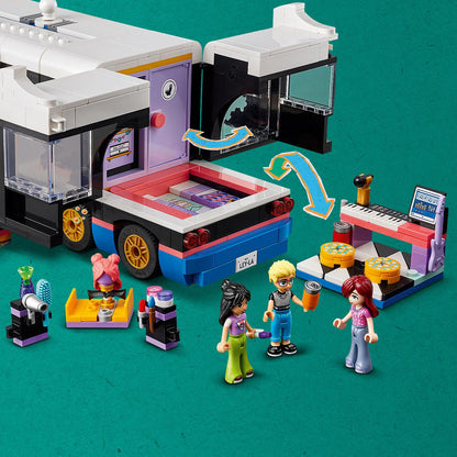 LEGO® Friends™ Pop Star Music Tour Bus - Xe Buýt Lưu Diễn Ngôi Sao Ca Nhạc LEGO 42619 LEGO - ảnh 3 - LEGO Friends