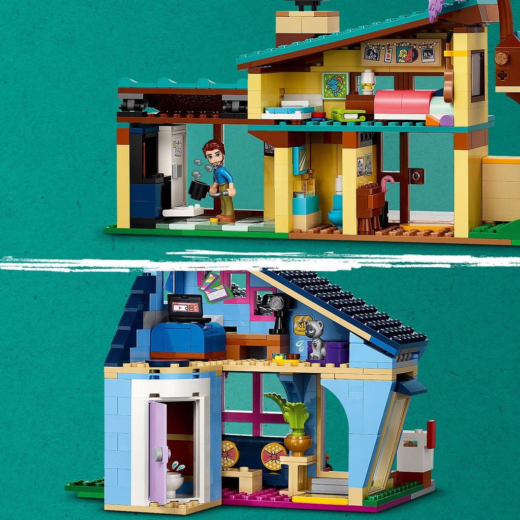 LEGO® Friends™ Olly and Paisley's Family Houses - Đồ Chơi Lắp Ráp Ngôi Nhà Của Olly Và Paisley LEGO 42620 - Hình ảnh bổ sung 6