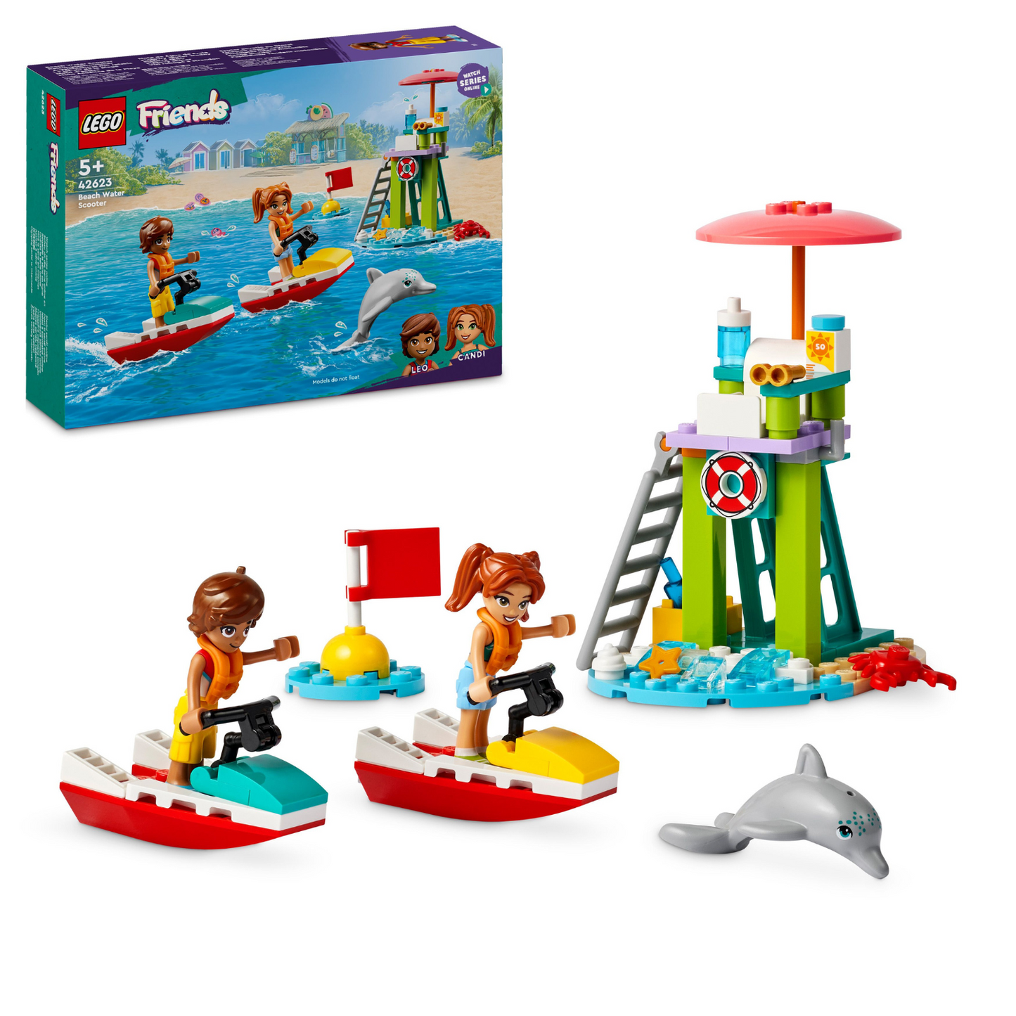 LEGO® Friends™ Beach Water Scooter - Đồ Chơi Lắp Ráp Cứu Hộ Bãi Biển - LEGO 42623 LEGO - ảnh 3 - LEGO