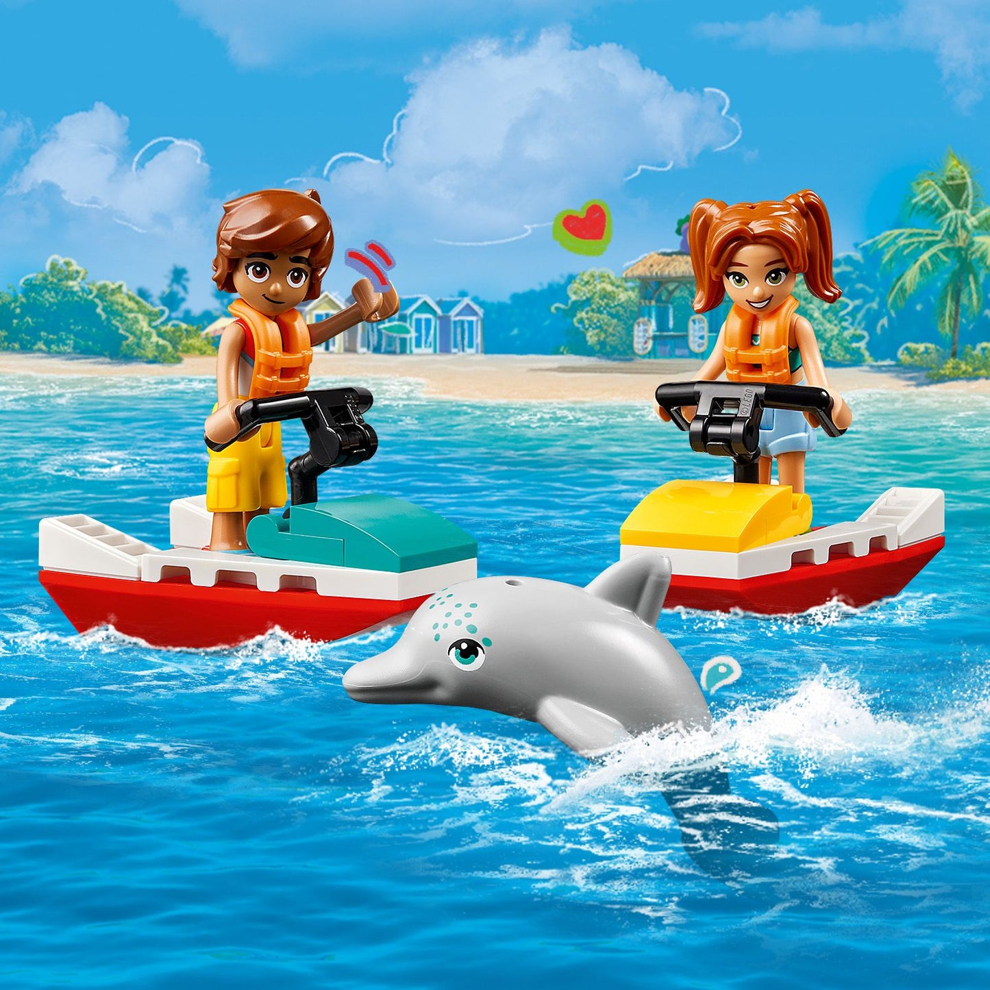 LEGO® Friends™ Beach Water Scooter - Đồ Chơi Lắp Ráp Cứu Hộ Bãi Biển - LEGO 42623 LEGO - ảnh 1 - LEGO