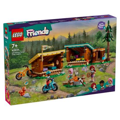 LEGO® Friends™ Adventure Camp Cosy Cabins - Bộ Đồ Chơi Lắp Ráp Lều Trại Dã Ngoại LEGO 42624 - Hình ảnh sản phẩm