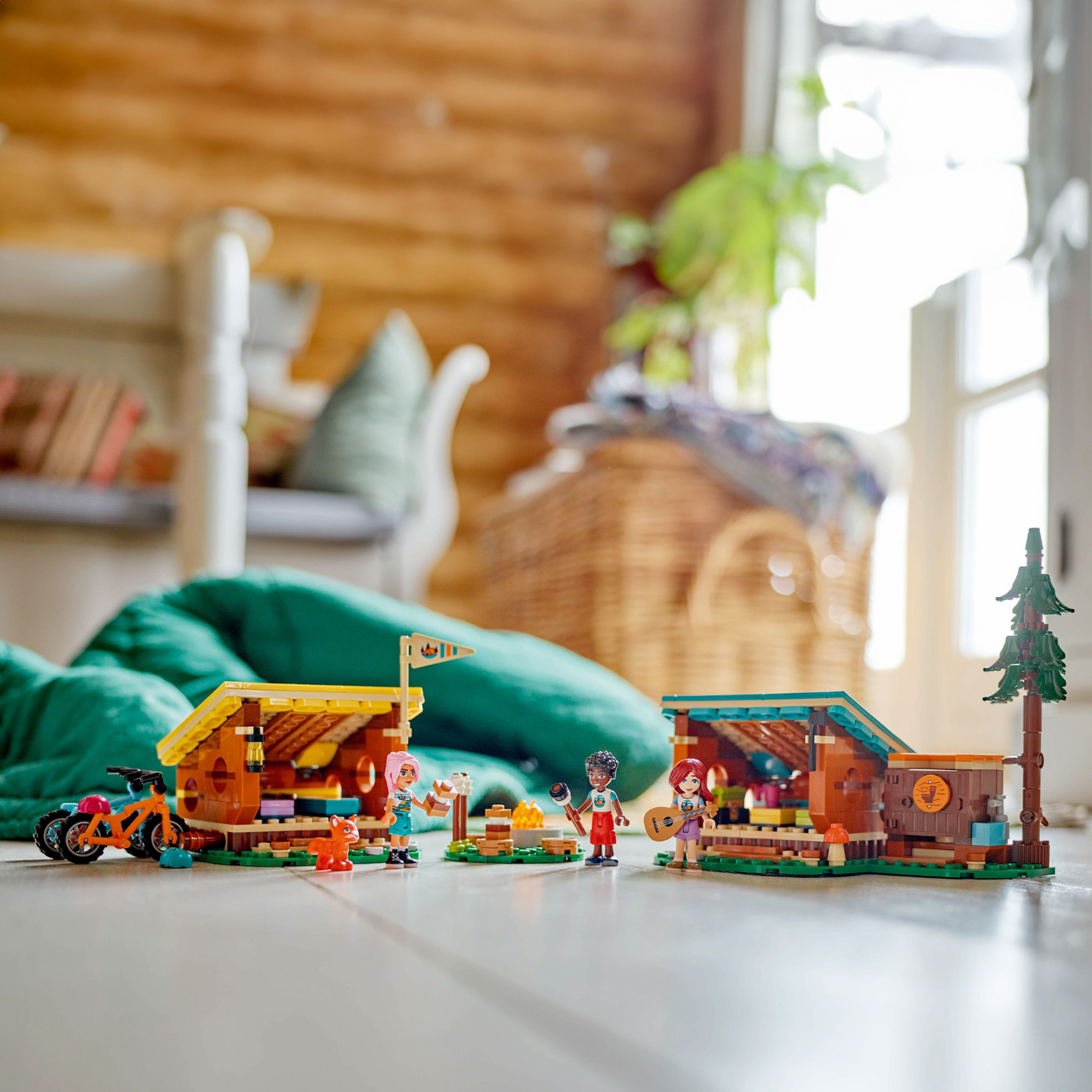 LEGO® Friends™ Adventure Camp Cosy Cabins - Bộ Đồ Chơi Lắp Ráp Lều Trại Dã Ngoại LEGO 42624 - Hình ảnh bổ sung 5