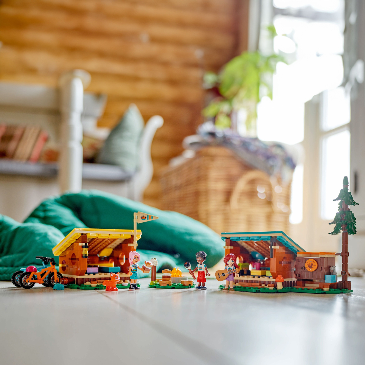LEGO® Friends™ Adventure Camp Cosy Cabins - Bộ Đồ Chơi Lắp Ráp Lều Trại Dã Ngoại LEGO 42624 - Hình ảnh bổ sung 5