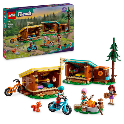 LEGO® Friends™ Adventure Camp Cosy Cabins - Bộ Đồ Chơi Lắp Ráp Lều Trại Dã Ngoại LEGO 42624 - Hình ảnh bổ sung 9