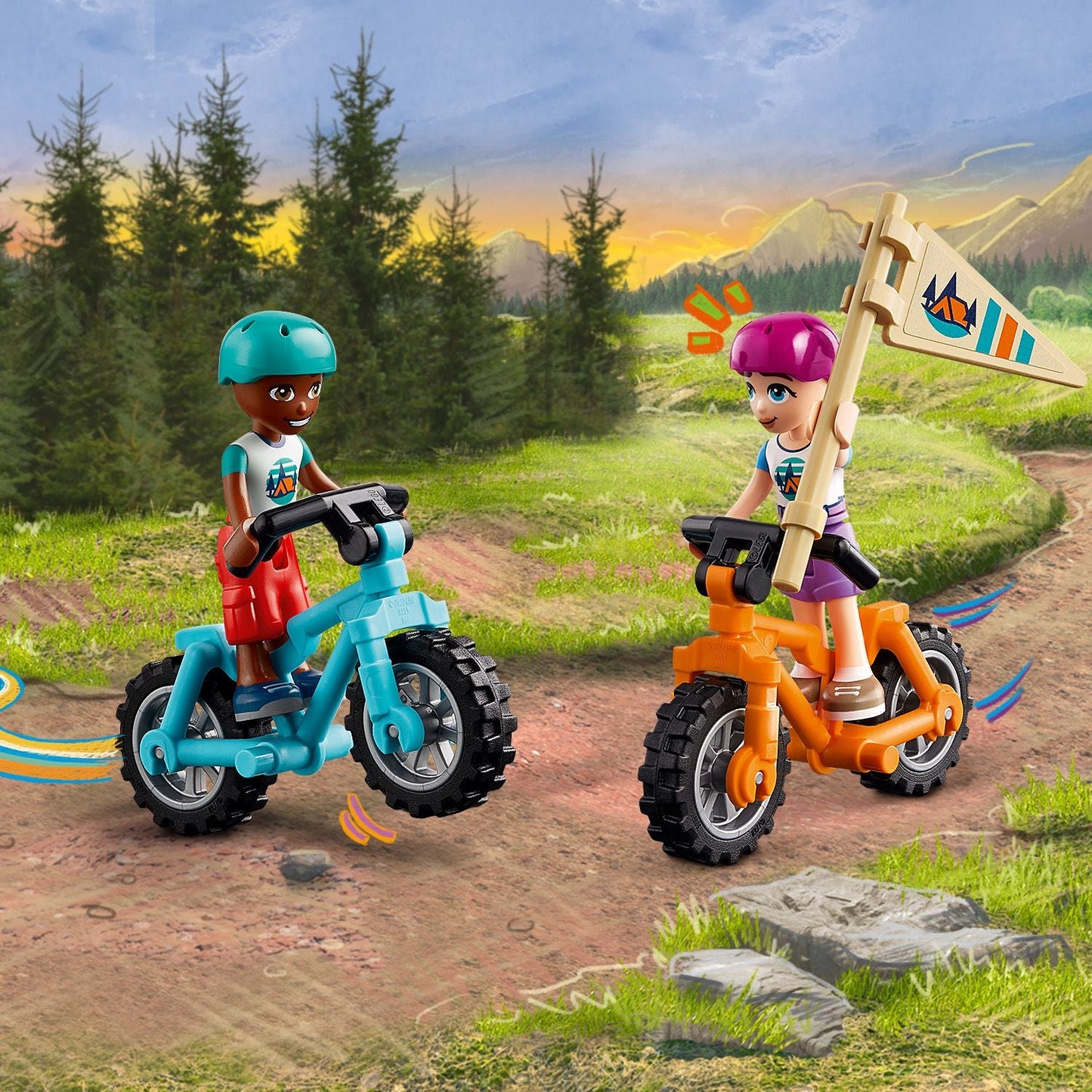 LEGO® Friends™ Adventure Camp Cosy Cabins - Bộ Đồ Chơi Lắp Ráp Lều Trại Dã Ngoại LEGO 42624 - Hình ảnh bổ sung 7