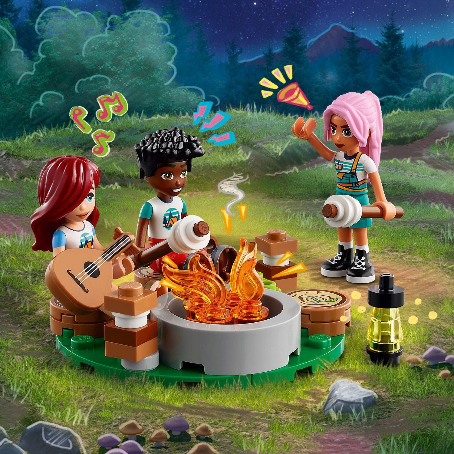 LEGO® Friends™ Adventure Camp Cosy Cabins - Bộ Đồ Chơi Lắp Ráp Lều Trại Dã Ngoại LEGO 42624 - Hình ảnh bổ sung 8