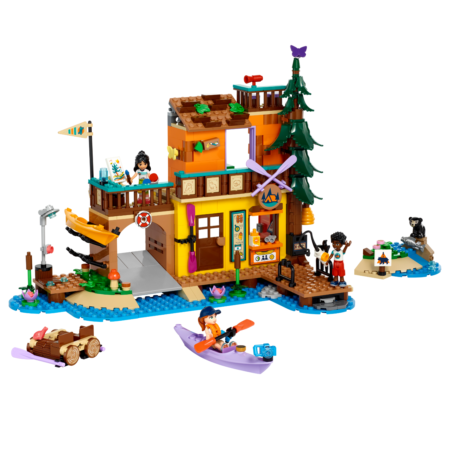LEGO® Friends™ Adventure Camp Water Sports - Đồ chơi lắp ráp Cắm trại Thể thao dưới nước LEGO 42626 - Hình ảnh chi tiết 2