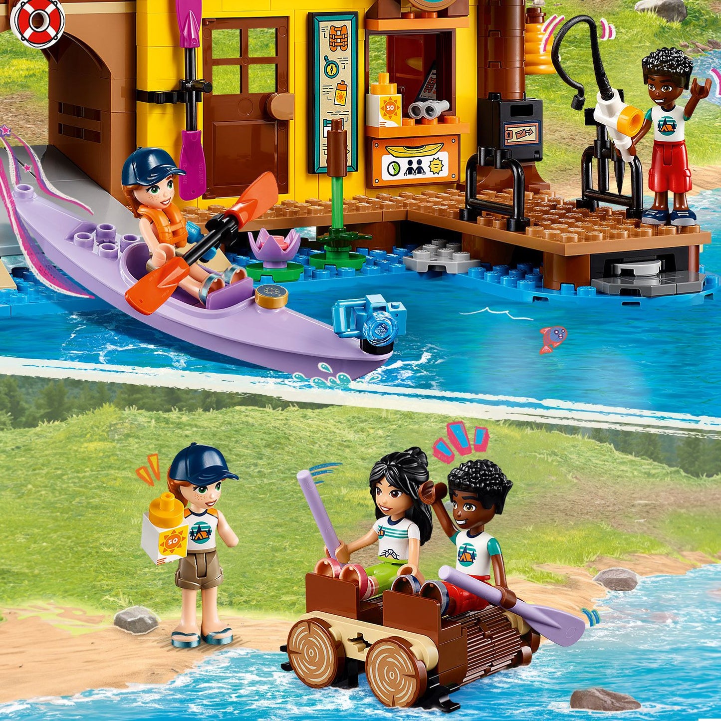 LEGO® Friends™ Adventure Camp Water Sports - Đồ chơi lắp ráp Cắm trại Thể thao dưới nước LEGO 42626 - Hình ảnh bổ sung 6