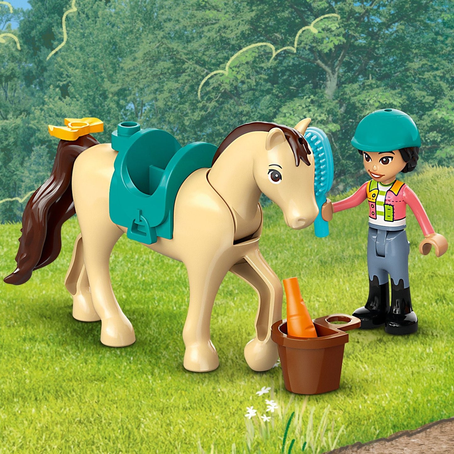 LEGO® Friends™ Horse and Pony Trailer - Bộ Đồ Chơi Xe Kéo Ngựa và Pony - LEGO 42634 - Hình ảnh bổ sung 7