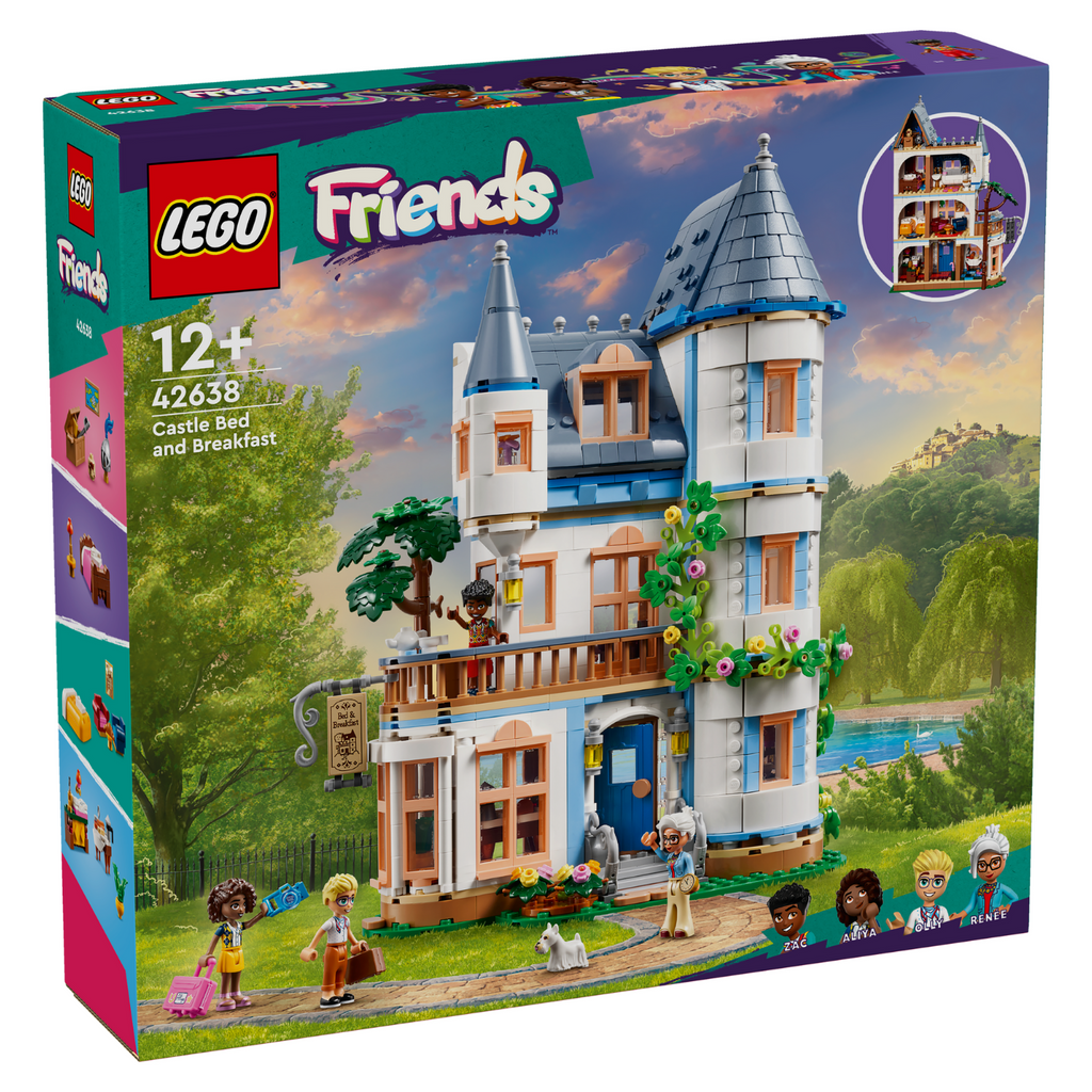 LEGO® Friends™ Castle Bed and Breakfast - Mô Hình Khách Sạn Lâu Đài (42638) - Hình ảnh sản phẩm