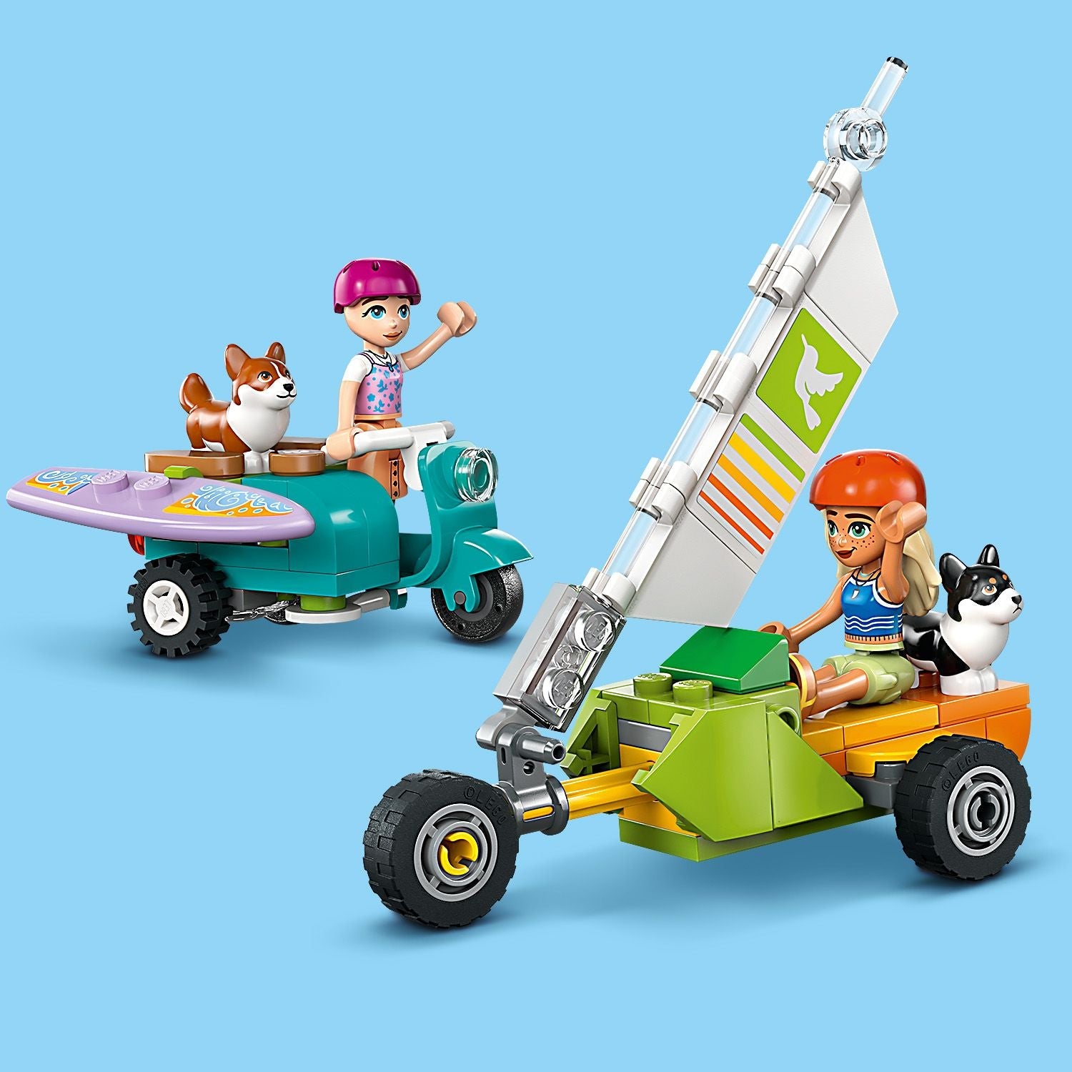 LEGO® Friends™ Surfing Dogs and Scooter Adventure Chuyến Phiêu Lưu Lướt Sóng Cùng Cún Cưng LEGO 42641 LEGO - ảnh 3 - LEGO Bui