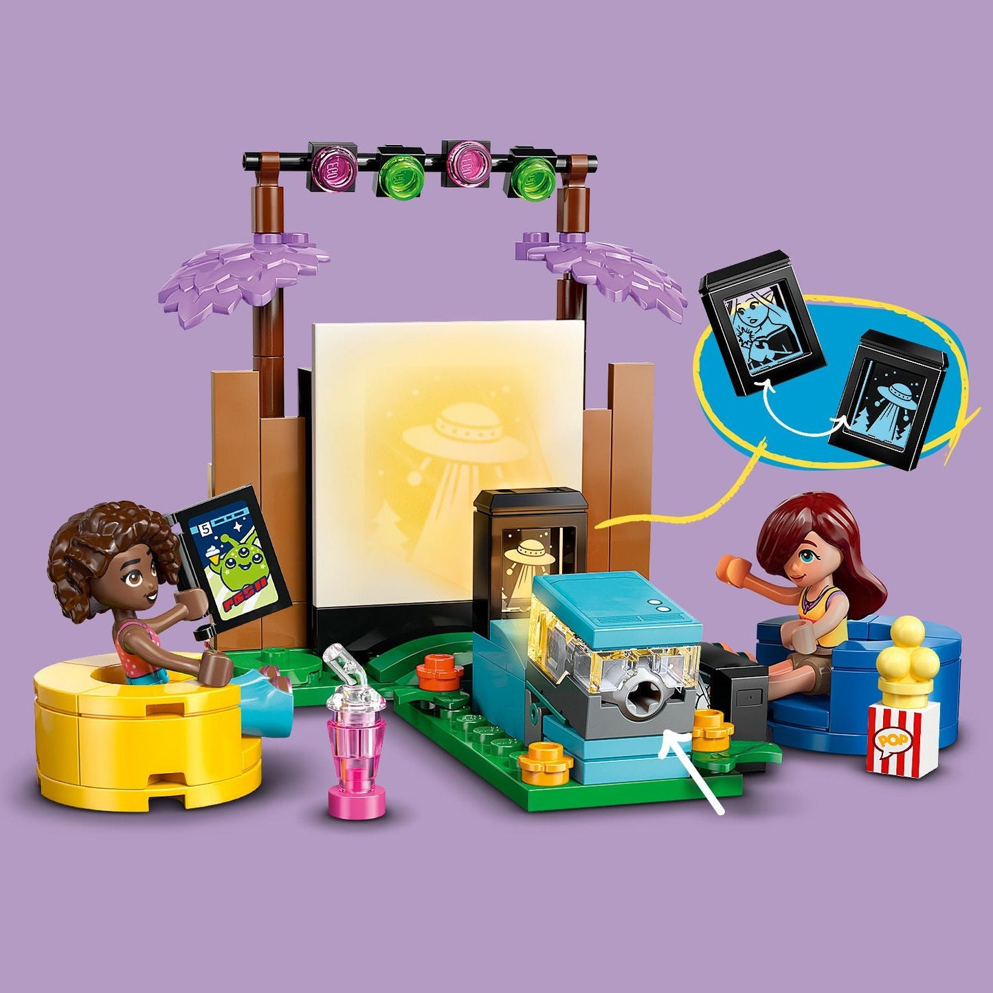 LEGO® Friends™ Friendship Movie Night - Đồ Chơi Lắp Ráp Buổi Xem Phim Ngoài Trời - 42642 - Hình ảnh bổ sung 6