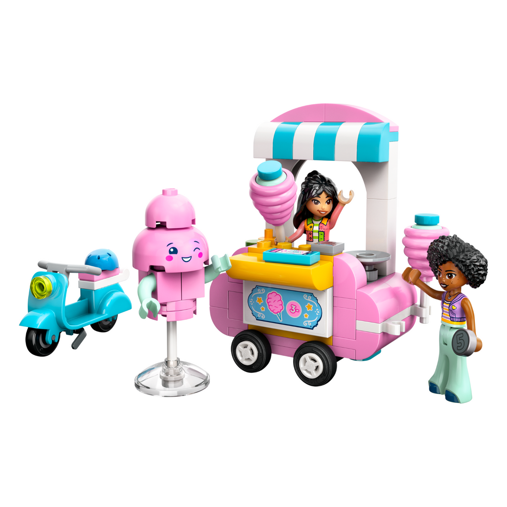 LEGO® Friends™ Cotton Candy Stand and Scooter - Bộ Lắp Ráp Quầy Kẹo Bông Và Xe Scooter - LEGO 42643 - Hình ảnh chi tiết 2
