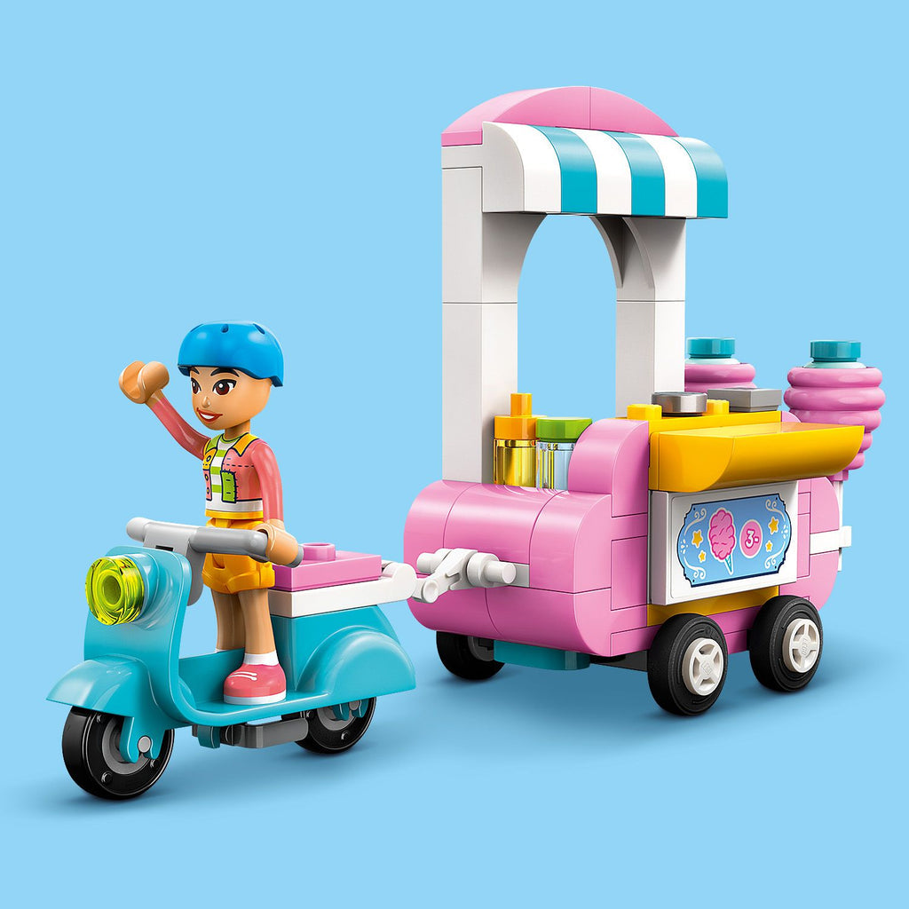 LEGO® Friends™ Cotton Candy Stand and Scooter - Bộ Lắp Ráp Quầy Kẹo Bông Và Xe Scooter - LEGO 42643 LEGO - ảnh 1 - LEGO Frien