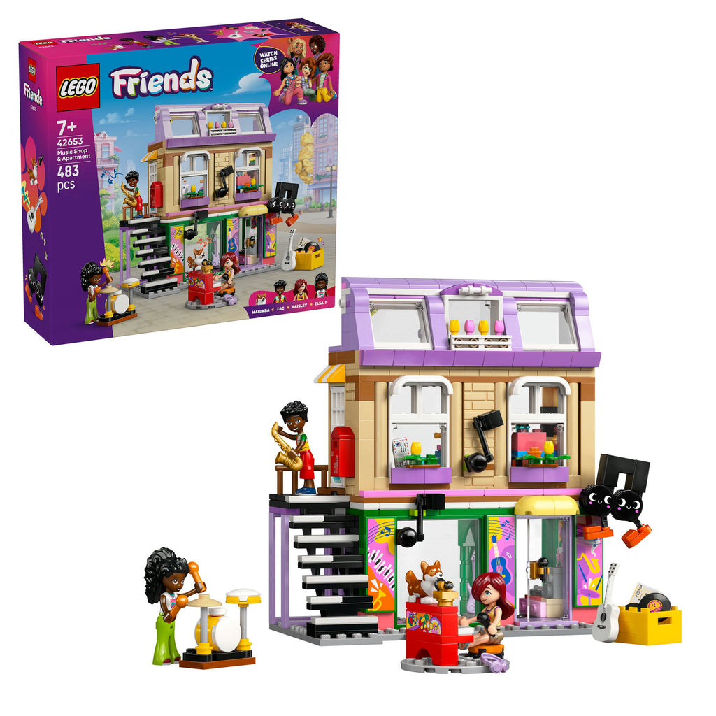 LEGO® Friends™ Music Store & Apartment - Đồ Chơi Lắp Ráp Cửa Hàng Âm Nhạc và Căn Hộ - LEGO 42653 - Hình ảnh bổ sung 9