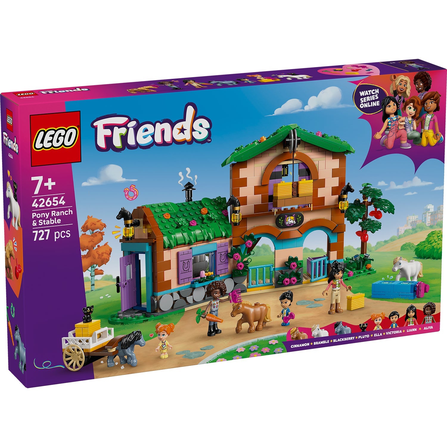 LEGO® Friends™ Pony Ranch & Stable - Đồ Chơi Lắp Ráp Trang Trại Ngựa - LEGO 42654 - Hình ảnh sản phẩm