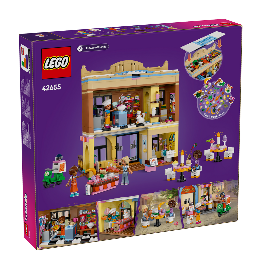 LEGO® Friends™ Restaurant and Cooking School - Bộ Lắp Ráp Nhà Hàng và Trường Dạy Nấu Ăn - LEGO 42655 LEGO - ảnh 3 - LEGO