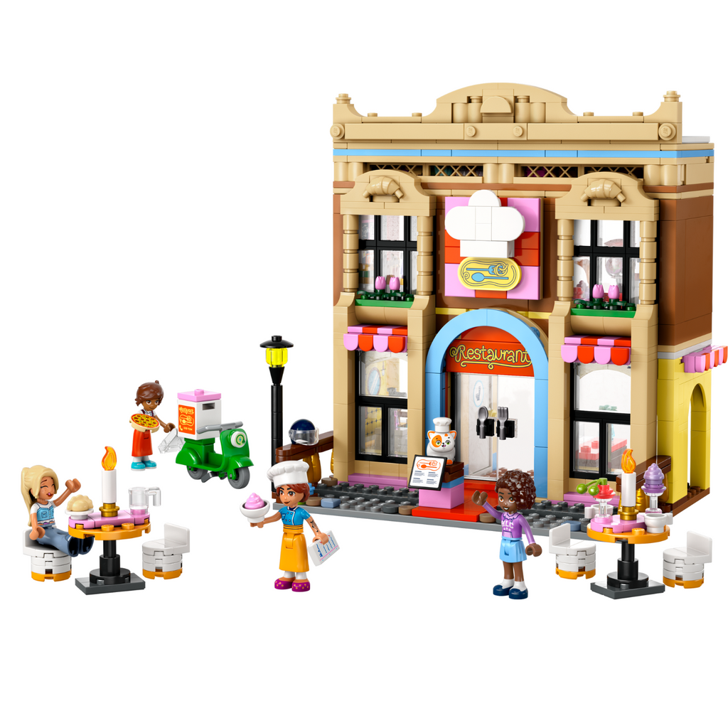 LEGO® Friends™ Restaurant and Cooking School - Bộ Lắp Ráp Nhà Hàng và Trường Dạy Nấu Ăn - LEGO 42655 - Hình ảnh chi tiết 2