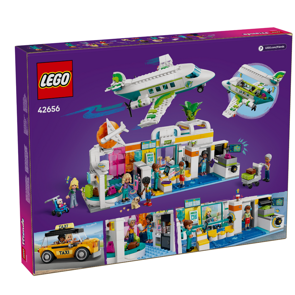 LEGO® Friends™ Heartlake City Airport and Airplane - Đồ chơi lắp ráp Sân bay và Máy bay Thành phố Heartlake - LEGO 42656
