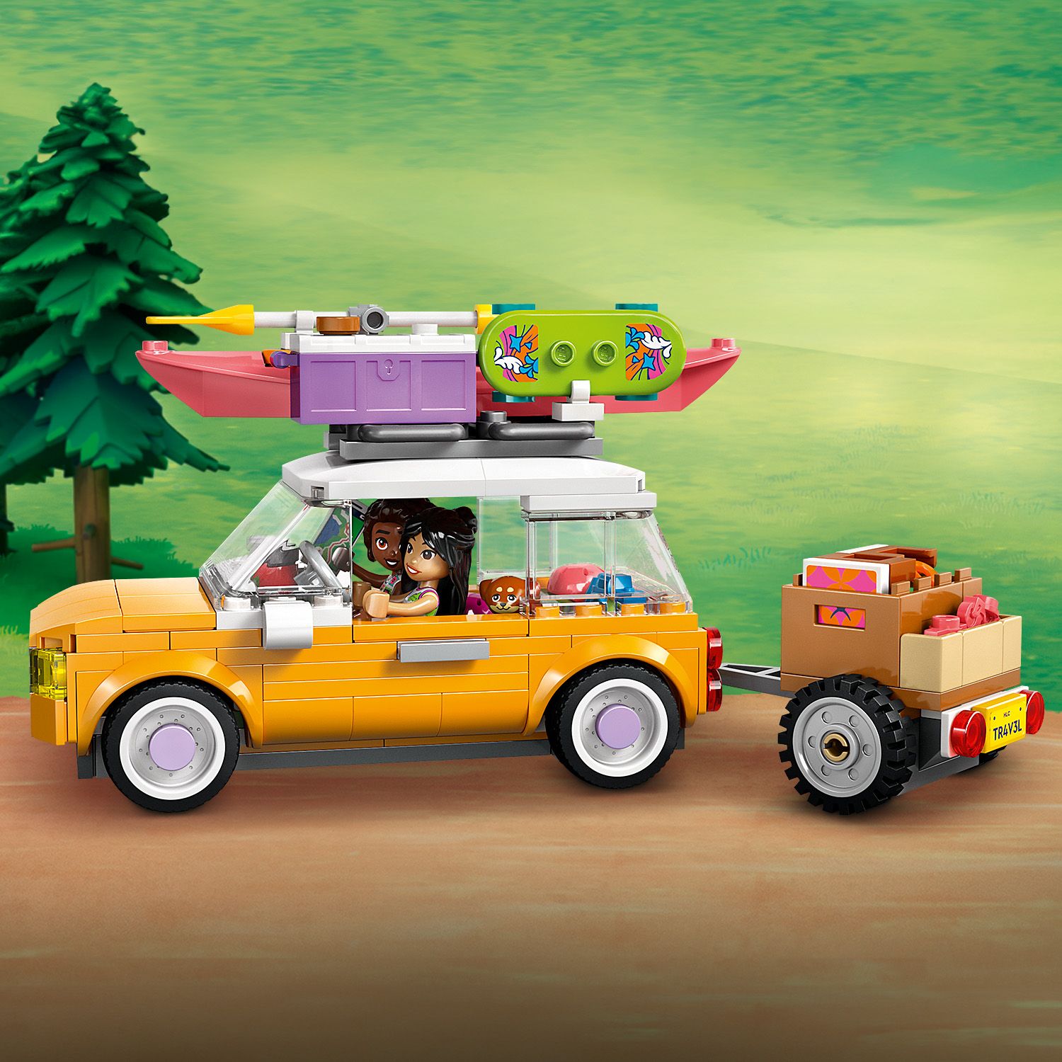 LEGO® Friends™ Friendship Road-Trip Travel Car - Xe Du Lịch Dã Ngoại #42659 LEGO - Hình ảnh bổ sung 6