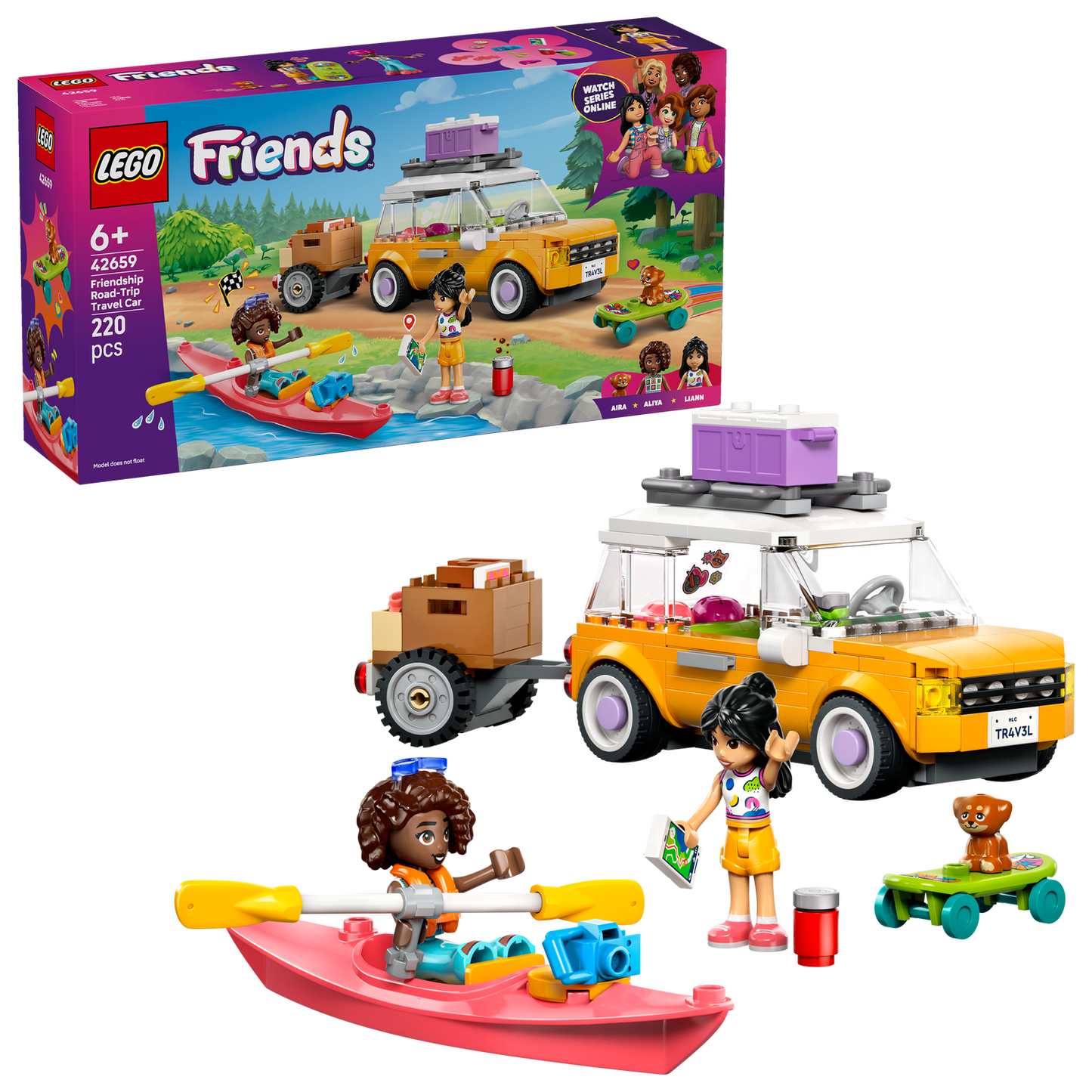 LEGO® Friends™ Friendship Road-Trip Travel Car - Xe Du Lịch Dã Ngoại #42659 LEGO - Hình ảnh bổ sung 9